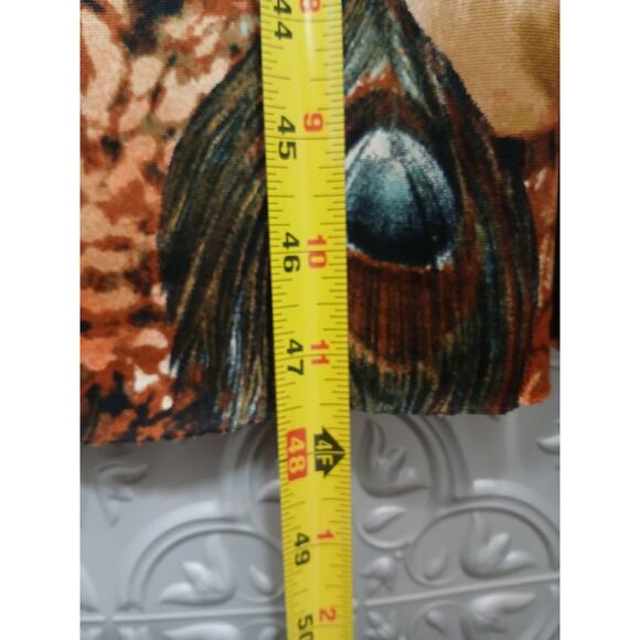 Exotic Sundress Maxi Plus Sz 2X Peacock Halter Bodycon Disco Babydoll Coquette - Picture 13 of 16